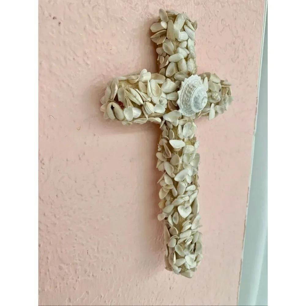 Cross Handmade with Shells #fairh